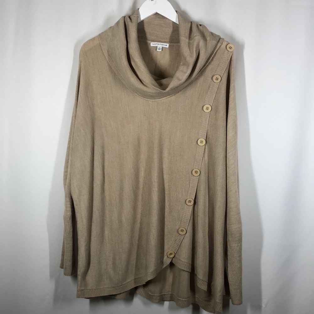Notations Light sweater diagonal design